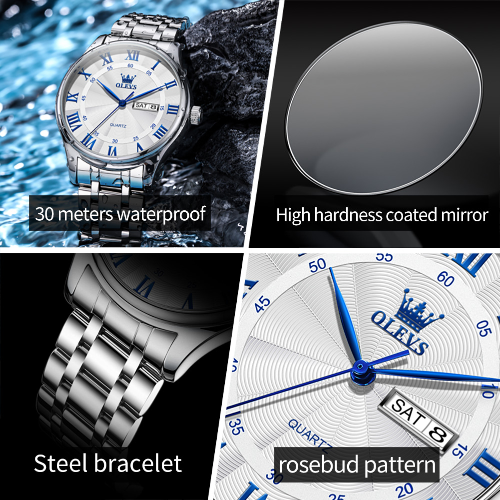 OLEVS 3663 Original Quartz Wri - Luxury Watch Cheap 评论和价格