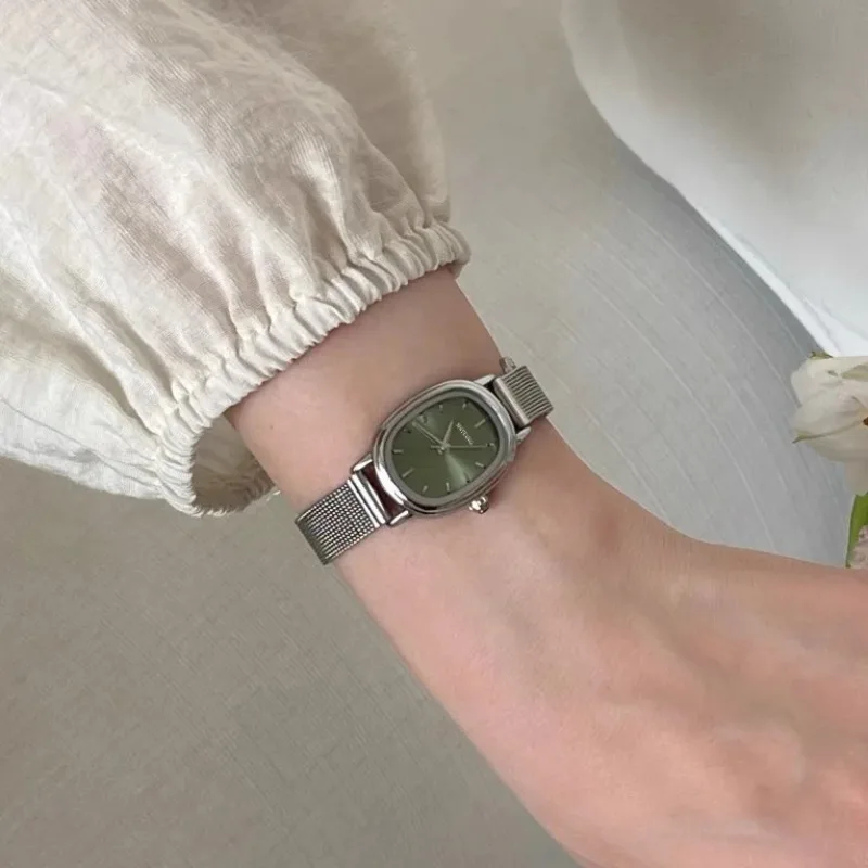 Small Oval Dial Green Watch Si - Luxury Watch With Green Dial 评论和价格