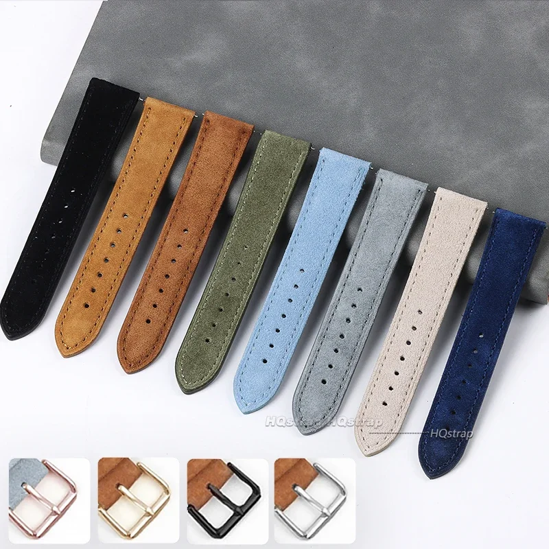 Suede Genuine Leather Watchban - Luxury Watch Jaeger Lecoultre 评论和价格