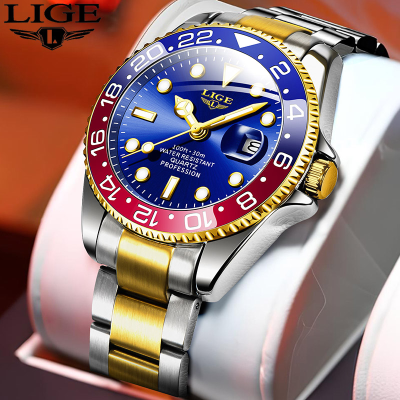 LIGE 2025 brand new men's watc - Luxury Watch Low Price 评论和价格