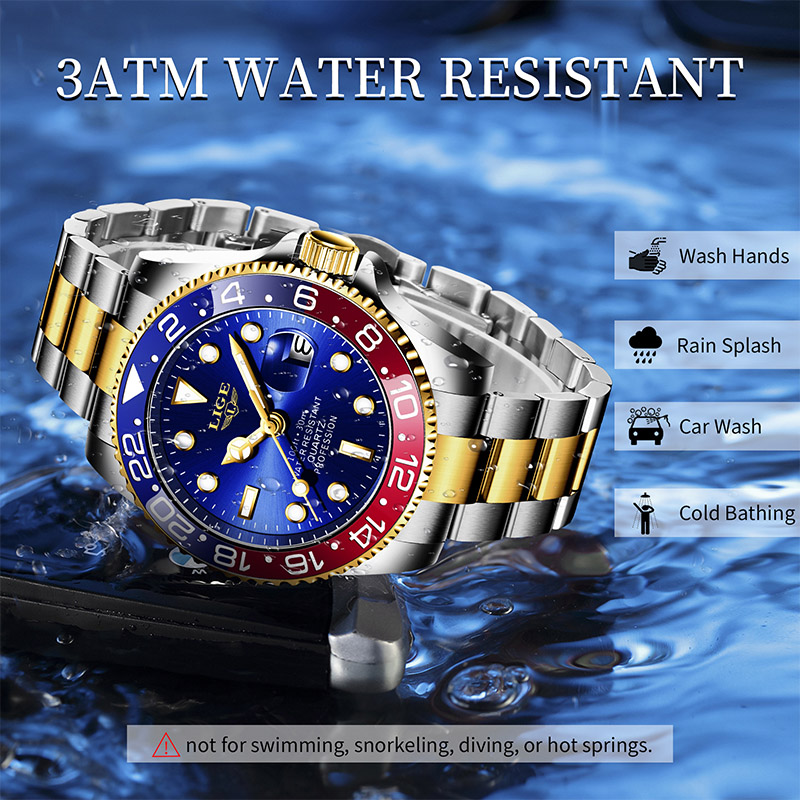 LIGE 2025 brand new men's watc - Luxury Watch Low Price 评论和价格