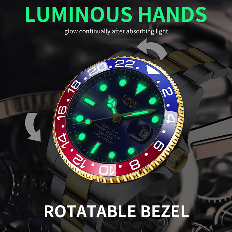 LIGE 2025 brand new men's watc - Luxury Watch Low Price 评论和价格