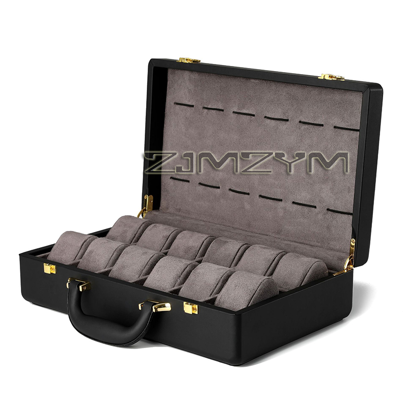 12 Slots Watch Box Mens Watche - Luxury Watch Box 评论和价格