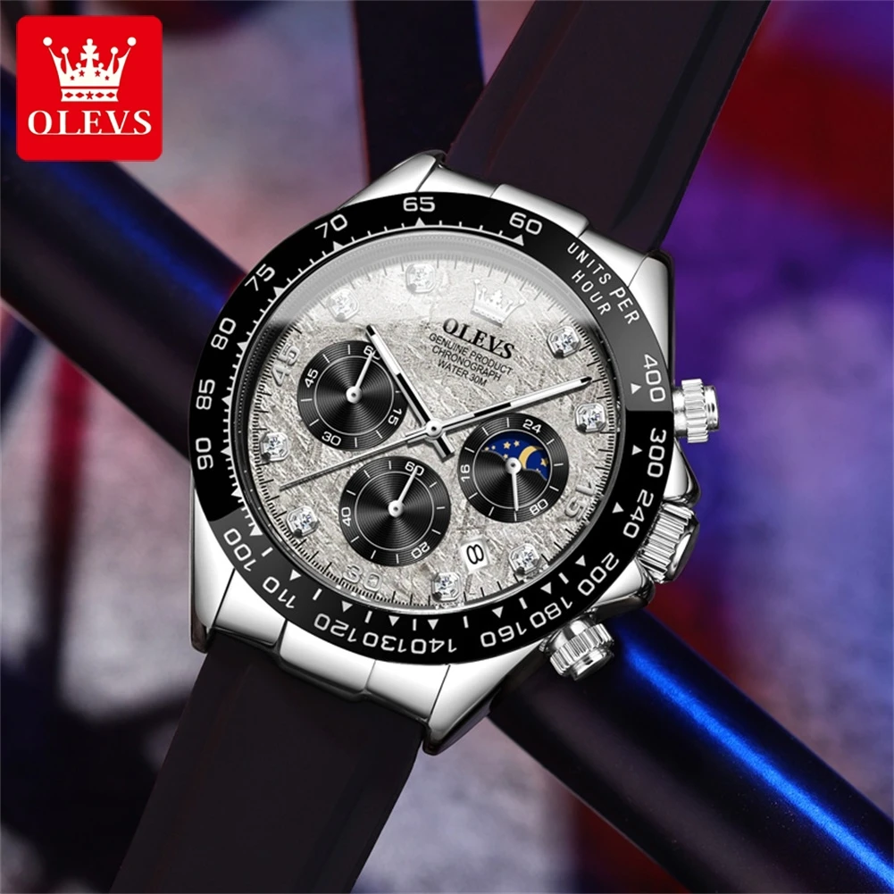 OLEVS 2875 Men's Watches Chron - Luxury Watch Investment 评论和价格