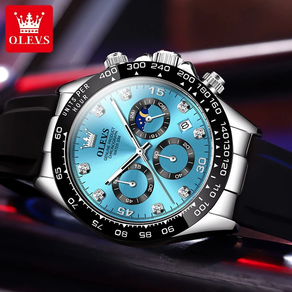 OLEVS 2875 Men's Watches Chron - Luxury Watch Investment 评论和价格